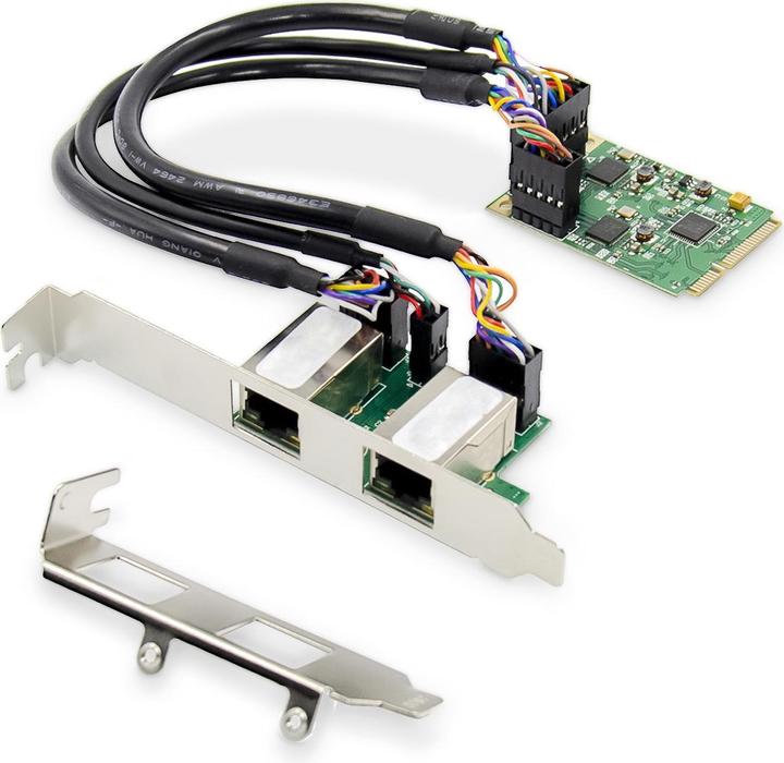 Image du produit Digitus Carte réseau mini PCI Express Dual Gigabit Ethernet (Mini PCI Express)