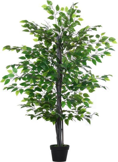 Immagine prodotto Swisshandel24 Albero artificiale di Banyan Decorazione Albero artificiale in legno massiccio Decorazione albero (145 cm)