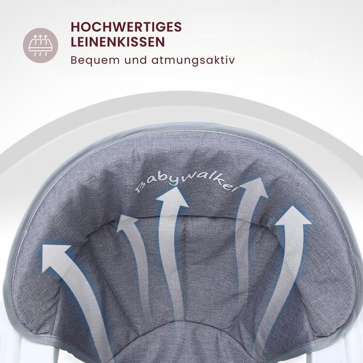 Produktbild Hermex Baby Walker Lauflernwagen Lauflernhilfe Laufwagen Gehfrei Laufhilfe Kleinkinder
