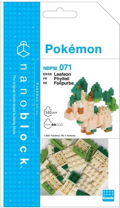 Produktbild Nanoblock Pokémon Leafeon Level 3