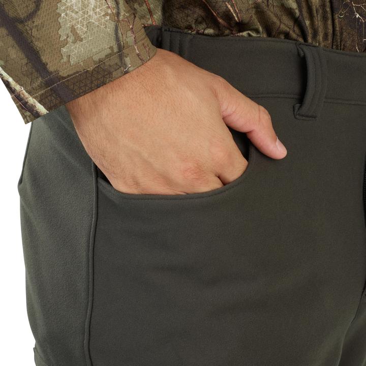Produktbild Solognac Jagdhose Fleece warm geräuscharm grün 100 (XL)