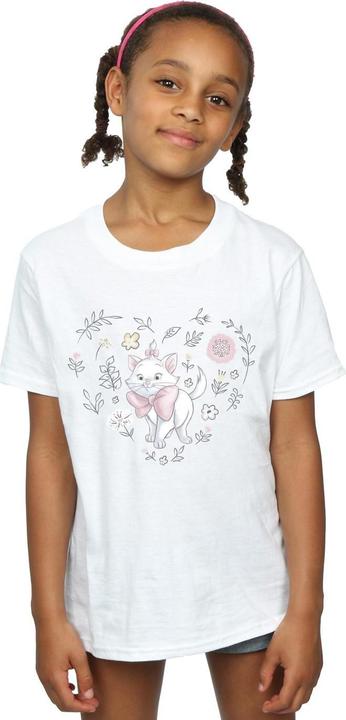 Immagine prodotto Disney The Aristocats Marie Heart Maglietta Ragazze (140, 146)