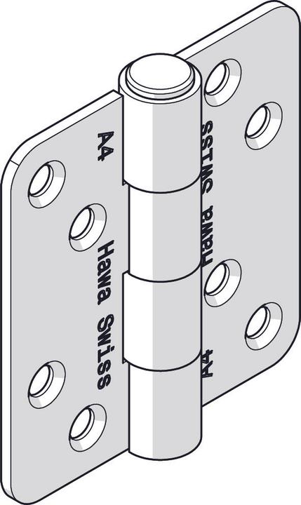 Actual product image HAWA 23688 Hinge stainless steel