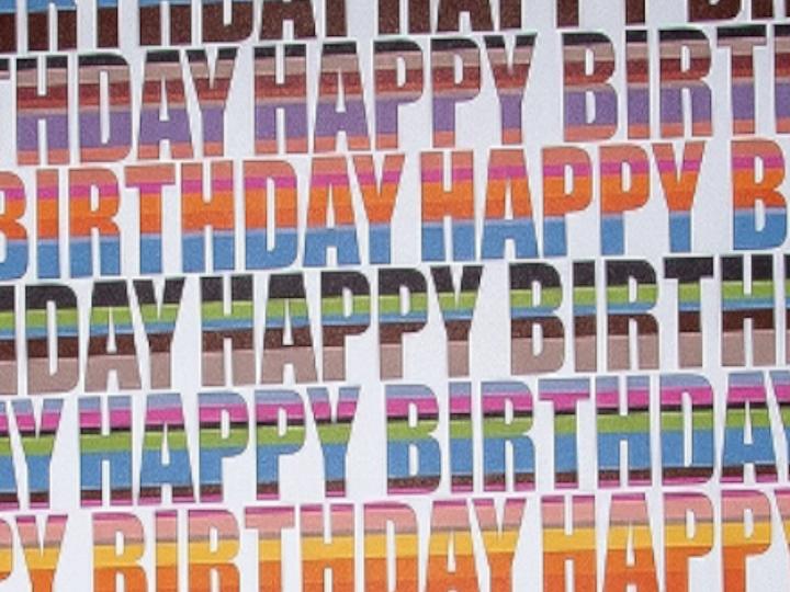 Produktbild Artebene Geschenkpapier Happy Birthday (Geschenkpapier, 1 x)
