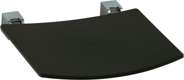 Produktbild Keuco Klappsitz Plan chrom/schwarzgrau 14980010037 (110 kg)
