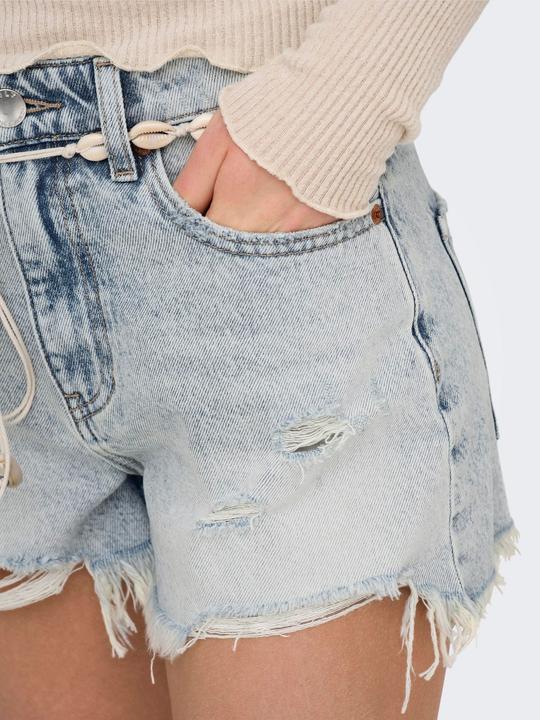 Produktbild Only ONLZUMA Hohe Taille Normal geschnitten Jeans-Shorts Jeans-Shorts (XS)