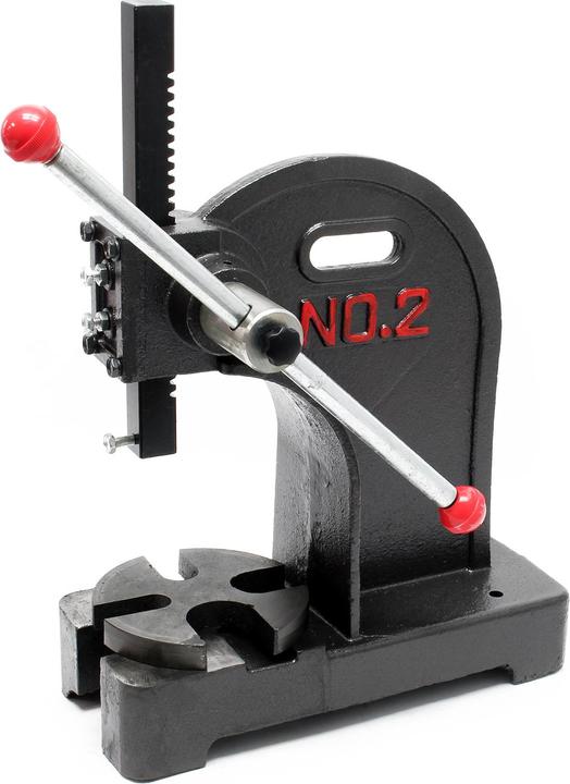 Wiltec Turning arbor press up to 2T Workshop press Hand press Hand lever press Punching