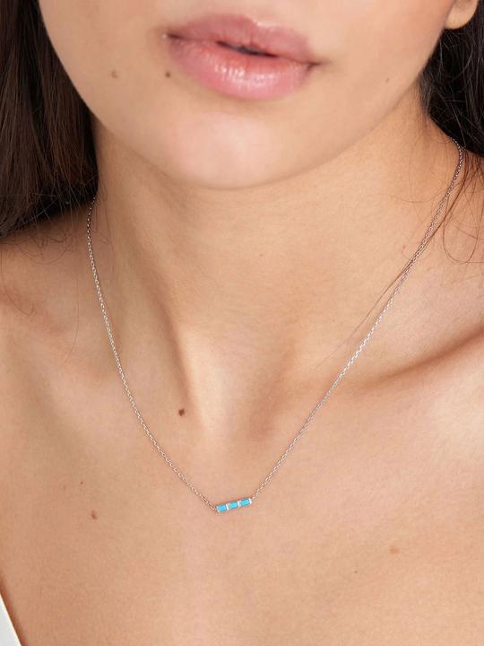 Actual product image Ania Haie N033-02H Into the Blue Ladies Necklace, adjustable (925 silver, 40 - 45 cm)