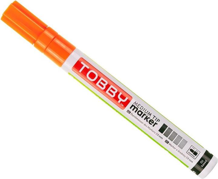 Immagine prodotto Tobby Hellorangefarbener UV-Ölmarker (Arancione chiaro)