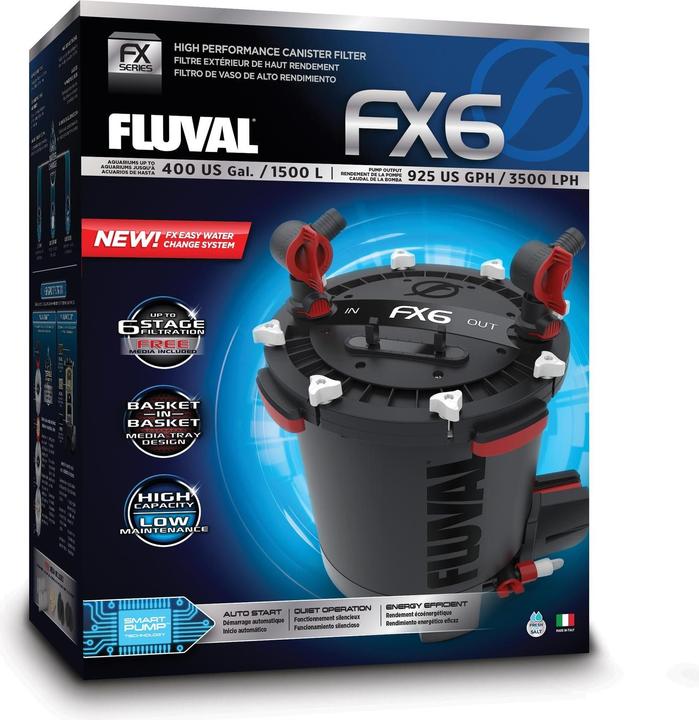Productafbeelding Fluval Fx6 3500l/H (1500 l, Extern filter, Zoet water, Zout water)