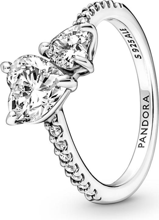 Image du produit Pandora Bague coeurs scintillants (52, Argent 925)