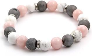 Image du produit Beneto Bracelet de perles en jade, agate et howlite MINK34 / 17 (Jade, Howlite, Agate)