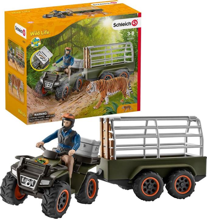 Image du produit Schleich Quad avec remorque et Ranger