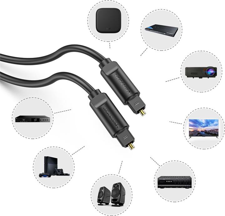 Productafbeelding Vention Optische vezel audiokabel 3M (3 m, Optische)