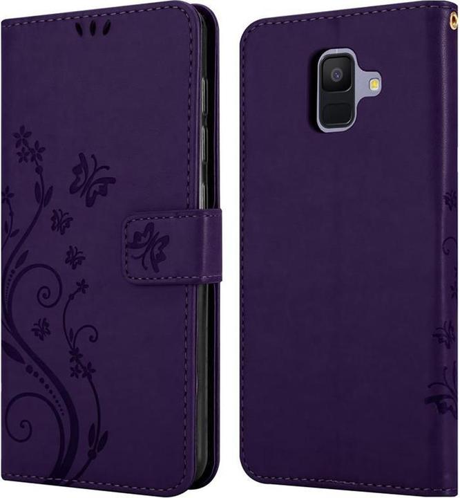 Produktbild Cadorabo Flower Book Hülle (Samsung Galaxy J6 (2018))