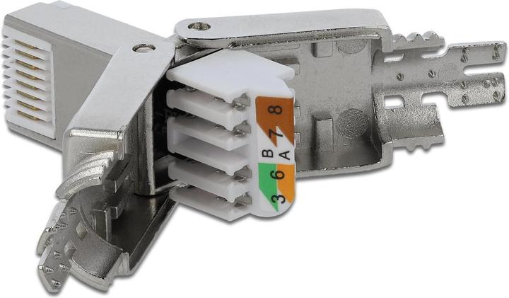 Immagine prodotto Delock Connettore 86476 1 pezzo, grigio senza attrezzi (Connettore del cavo di rete)