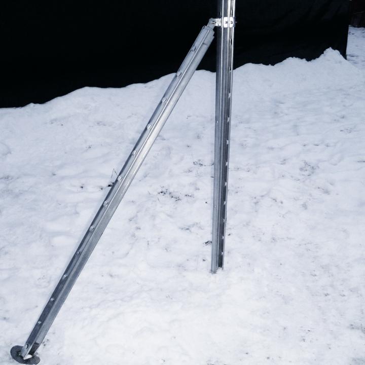 Immagine prodotto Aquagart 4 Längs-Strebensets Z-Profil Pfahl Wildzaun Forstzaun