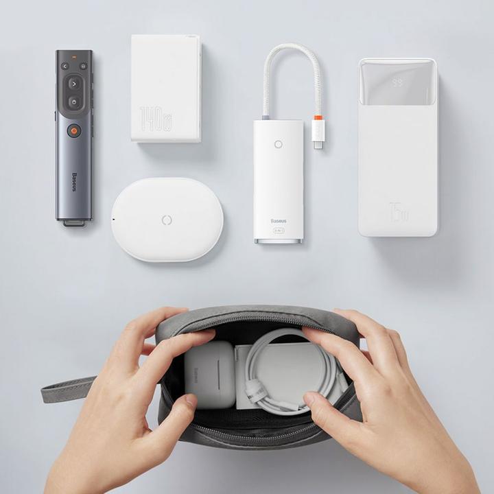 Immagine prodotto Baseus Borsa da viaggio EasyJourney Series per telefono, cuffie e altri piccoli oggetti grigio