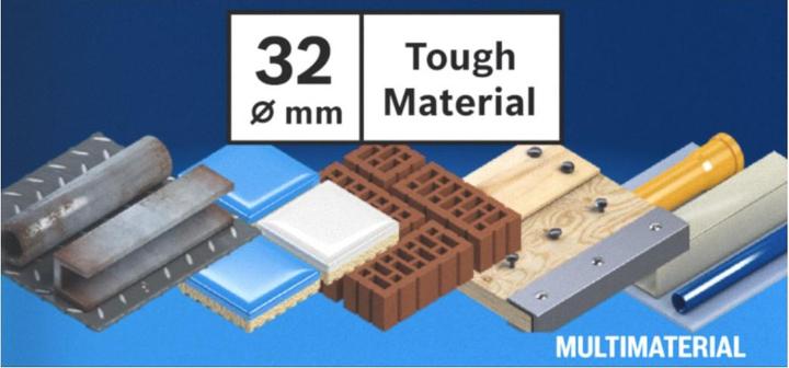 Produktbild Bosch Professional Zubehör EXPERT Tough Material Lochsäge, 32 x 60 mm (32Millimeter)