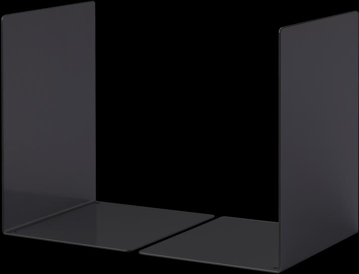 Durable Bookplate L, made of steel, black