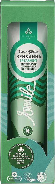 Produktbild Ben & Anna BEN&ANNA Natural Toothpaste naturalna pasta do zębów Spearmint 75ml (75 ml)