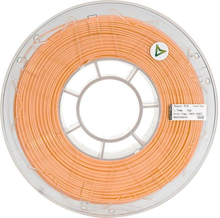 Actual product image Creality Pla Rfid Peach Fuzz Hyper Series 3d Filament (PLA, 1.75 mm, 1000 g, Orange)