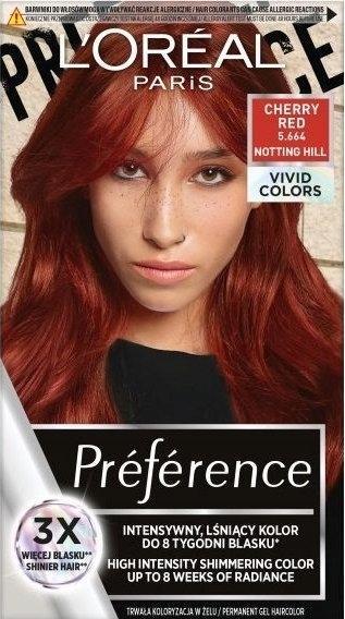 Image du produit L'Oréal Paris L'Oréal Preference Vivids Hair Dye 5.664 Rouge cerise (5.664 Rouge cerise)