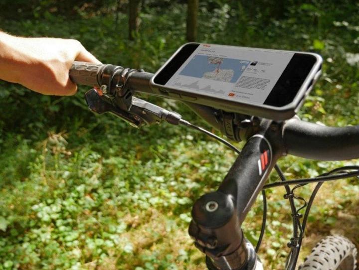 Actual product image Tigra fitclic Neo selbstsperrenden Magnetische Bike Wandbefestigung System mit Phone Case und Bike Strap M