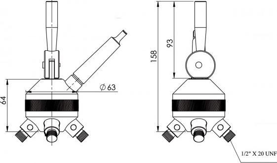 Produktbild Bernardo Cantina Bernardo - Revolverkopf MK 2 mit 4 Stationen, inkl. Einsätze