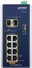 Actual product image Planet Industrial 8-Port GE 802.3at PoE + 2 1000X SFP + (10 Ports)