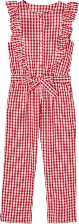Produktbild Vertbaudet Karierter Mädchen Jumpsuit mit Volants (122)