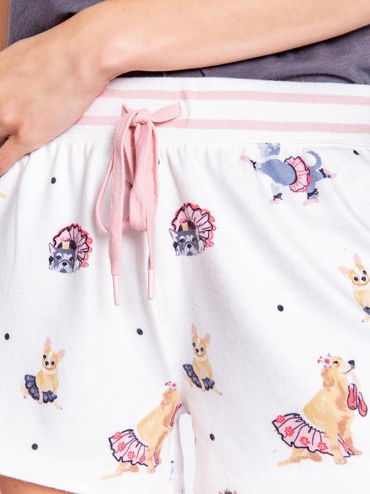 Actual product image Pj Salvage Shorts white/small patterned (40)