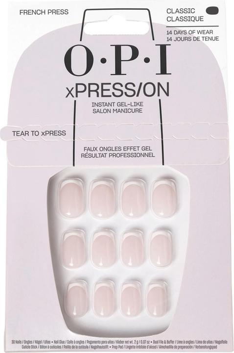 Actual product image OPI Xpress/On (White, Rose)