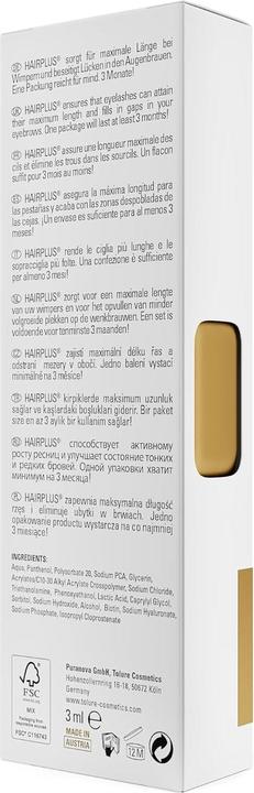 Image du produit Tolure Sérum pour cils et sourcils Hairplus (3 ml)