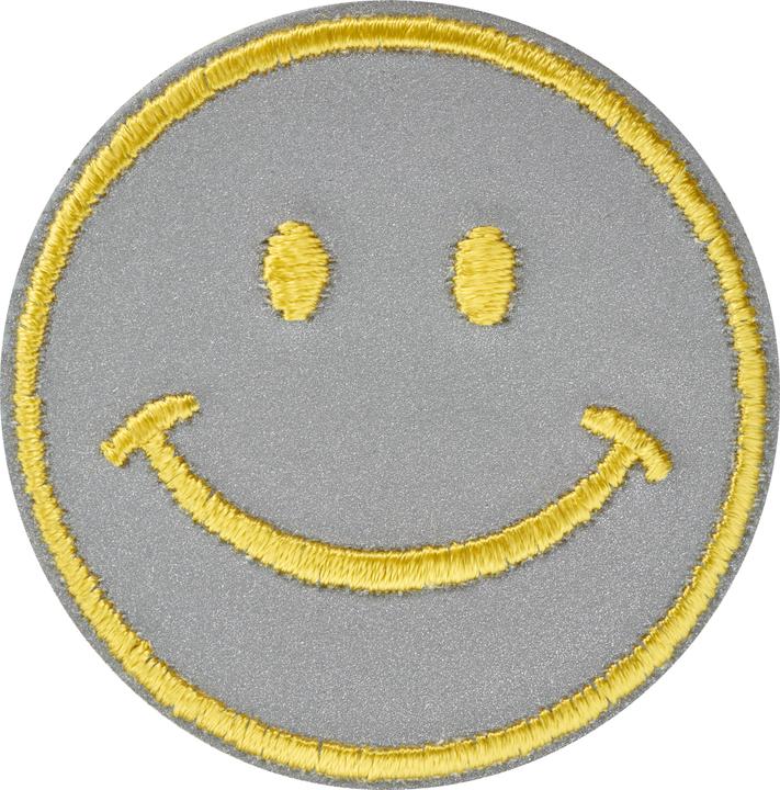 Produktbild BeaLena Bügelapplikation "Smile", reflektierend, Ø 5 cm (1 x)