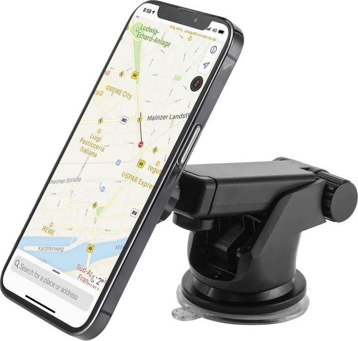 Actual product image Renkforce RF-MMPH-001 Suction Cup Mobile Car Mount Magnetic Attachment
