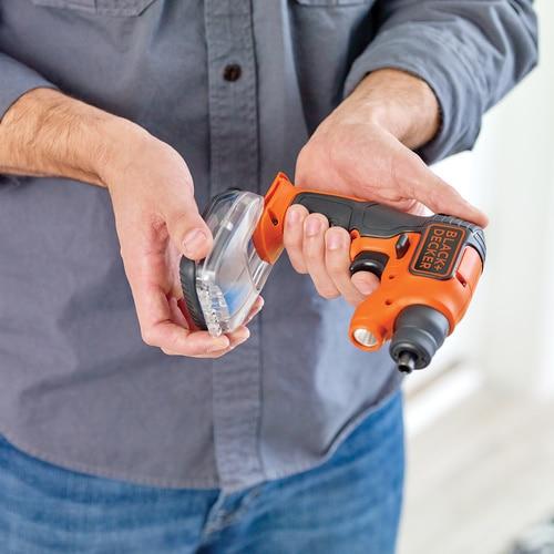 Actual product image Black & Decker Cordless screwdriver (Rechargeable battery operated)