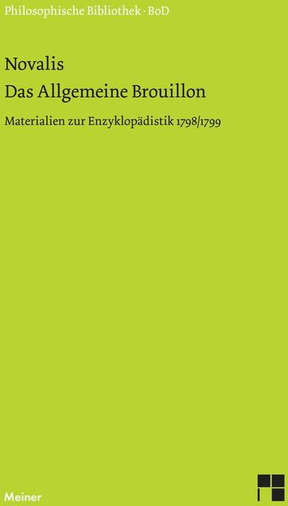 Image du produit Le brouillon général (Allemand, Novalis, Gerhard Schulz, Hans-Joachim Mähl, Richard Samuel, 1993)