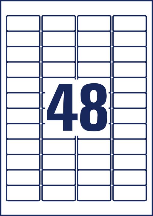 Actual product image Avery Weatherproof film labels