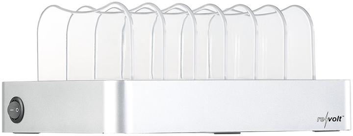 Produktbild Revolt 6-Port-USB-Ladestation mit entnehmbaren Trennwänden (50 W)