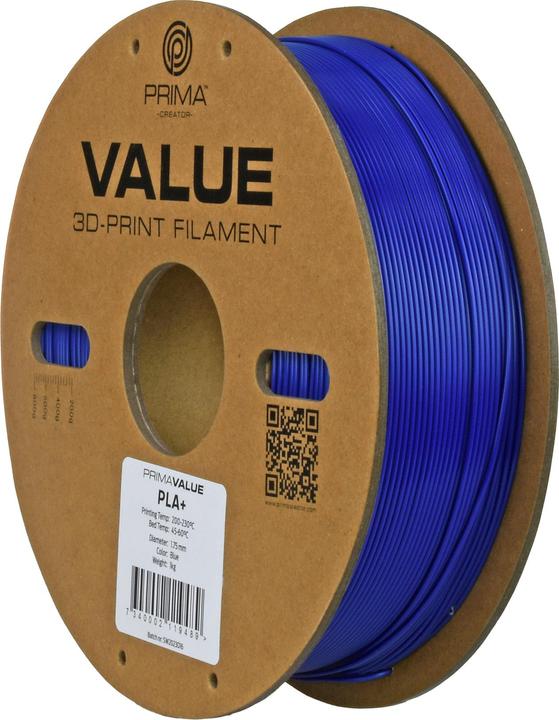 Actual product image Prima Creator PrimaValue PLA+ (PLA, 1000 g, Blue)