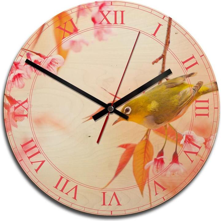 Image du produit Trenddeko Le chant des oiseaux dans la fleur de cerisier (28 cm)