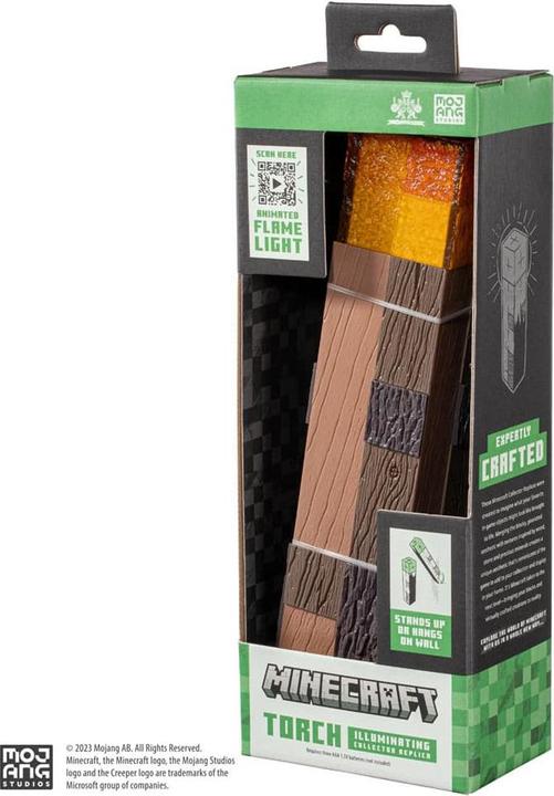 Produktbild Noble Collection Dekoleuchte Minecraft Illuminating Torch