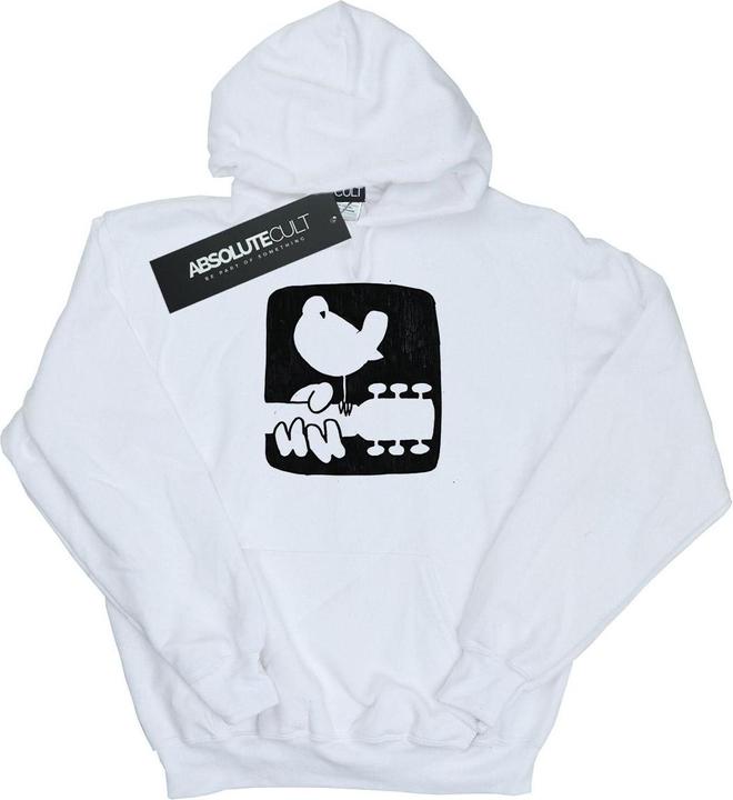 Immagine prodotto Woodstock Guitar Logo Felpa con Cappuccio Ragazze (152, 158)