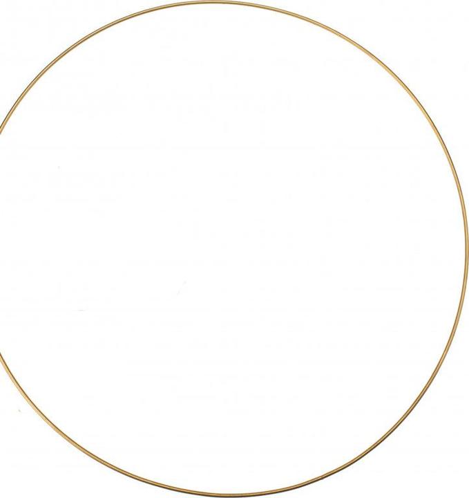 Actual product image Glorex Gold-coloured metal ring