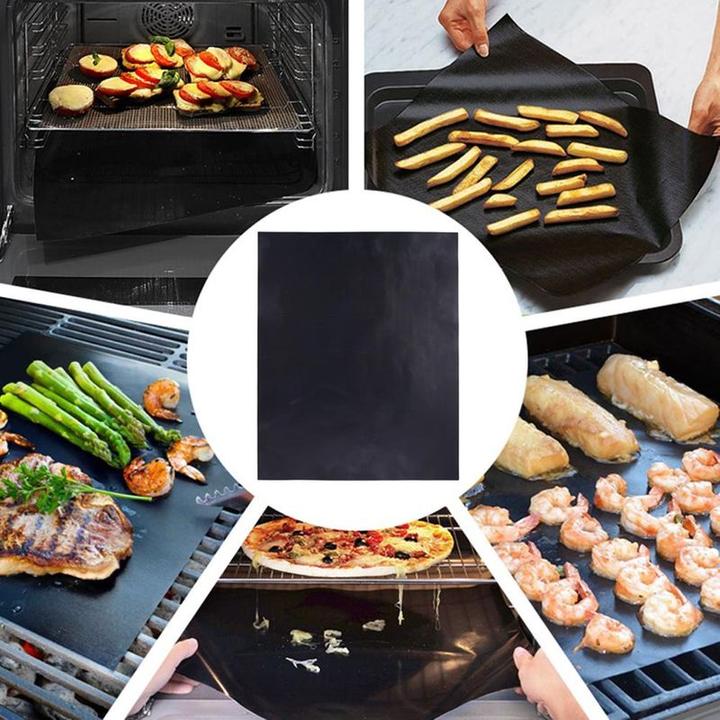 Image du produit Hermex Tapis de barbecue magique antiadhésif téflon BBQ réfractaire