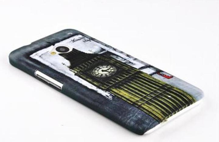Actual product image Cadorabo Hard cover with imprint cover (HTC One M7)