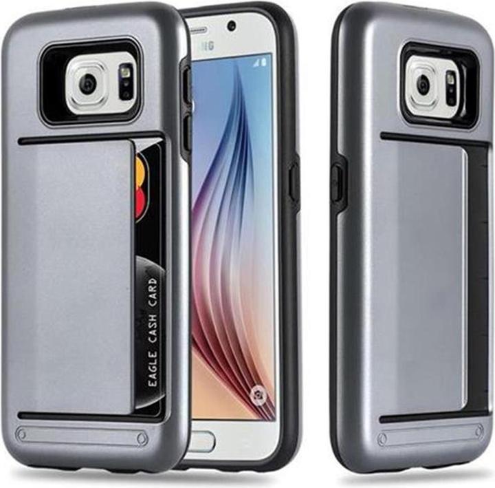 Actual product image Cadorabo Hybrid shield cover with card pocket (Samsung Galaxy S6)