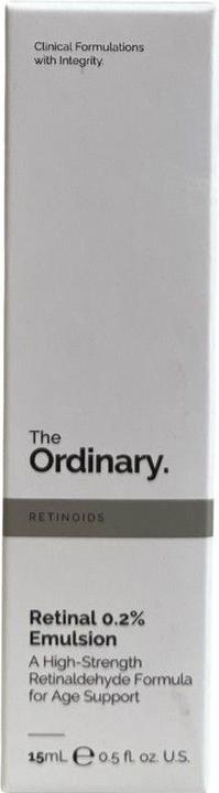Actual product image The Ordinary Retinal 0.2% emulsion (15 ml, 24h cream)