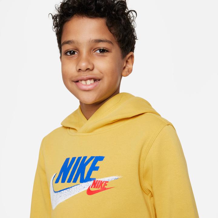 Actual product image Nike B Nsw Si Flc Po Hoodie Bb,Vivi Vivid Sulfur S (S)